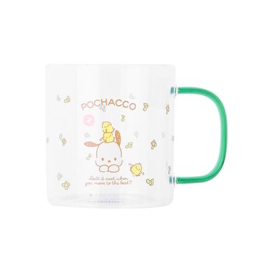 Taza de vidrio de la serie party personajes sanrio 420 ml pochacco -  Sanrio