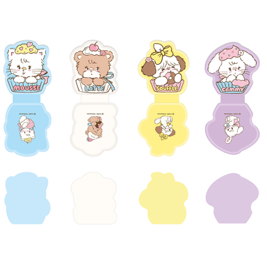 Post it antiestres 80 hojas 4 modelos surtidos 6.7cm x 6.3cm serie mikko -  Miniso