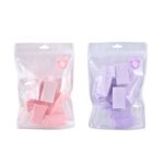 Esponjas-de-maquillaje-trapezoidales-de-doble-uso-4-piezas-rosa-y-p-rpura-Miniso-1-21491
