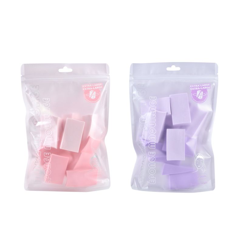 Esponjas-de-maquillaje-trapezoidales-de-doble-uso-4-piezas-rosa-y-p-rpura-Miniso-1-21491