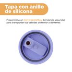 Termo-botella-aislante-serie-letters-con-tapa-abatible-400-ml-beige-Miniso-5-20958