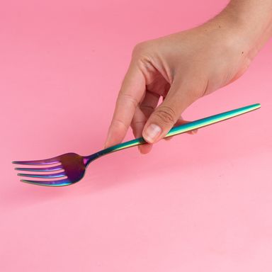 Tenedor de mesa serie holográfica -  Miniso