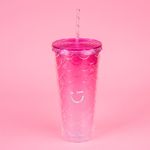 Vaso-de-pl-stico-con-dise-o-de-escamas-de-pescado-serie-hologr-fica-700-ml-rosa-Miniso-7-22073