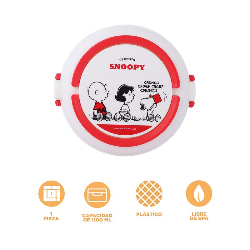 Contenedor-para-alimentos-fiambrera-redonda-de-doble-capa-snoopy-collection-1100-ml-carmes-Snoopy-3-21648