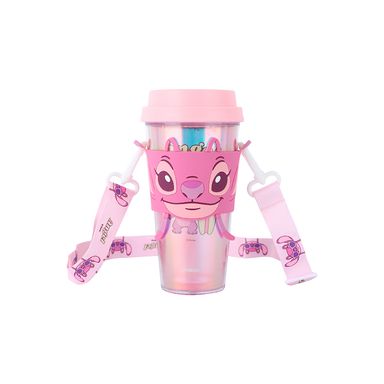 Vaso de plástico con funda disney lilo stitch collection 420 ml angel -  Lilo & Stitch