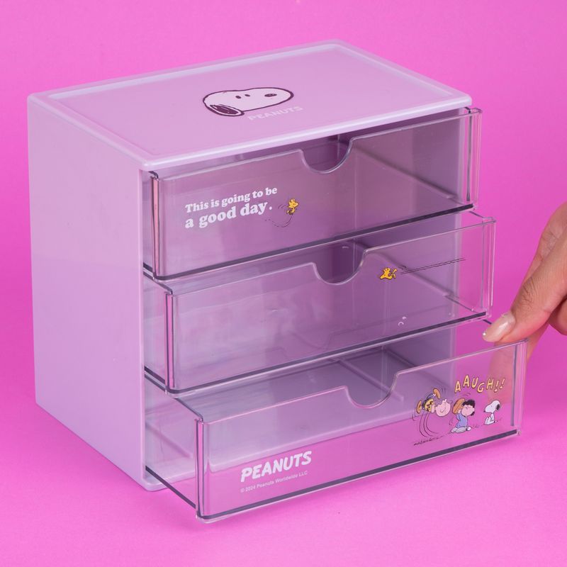 Organizador-de-pl-stico-con-cajones-serie-snoopy-color-morado-serie-snoopy-Snoopy-2-22924