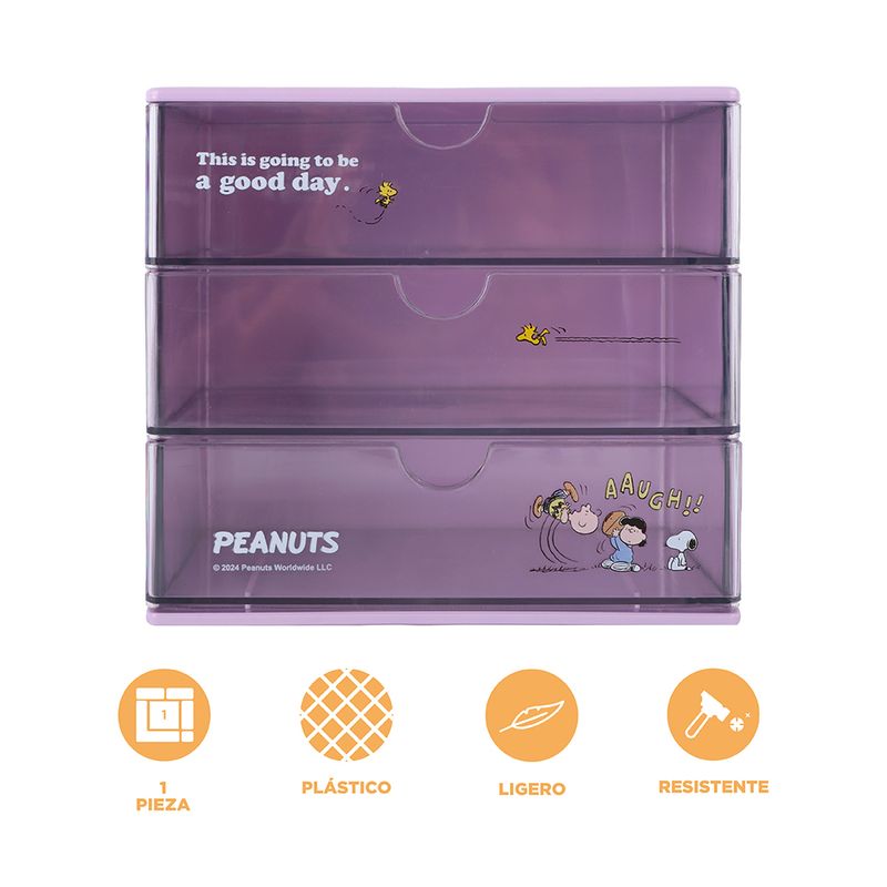 Organizador-de-pl-stico-con-cajones-serie-snoopy-color-morado-serie-snoopy-Snoopy-4-22924