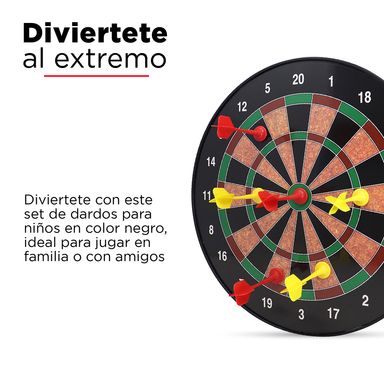 Juego de dardos con tablero magnético bl-16017 34.5cm -  Miniso