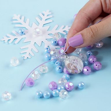 Set para jugar disney kit de cuentas botella 7.3cm serie frozen -  Frozen