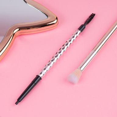 Lápiz de cejas liso rose gold series negro -  Miniso