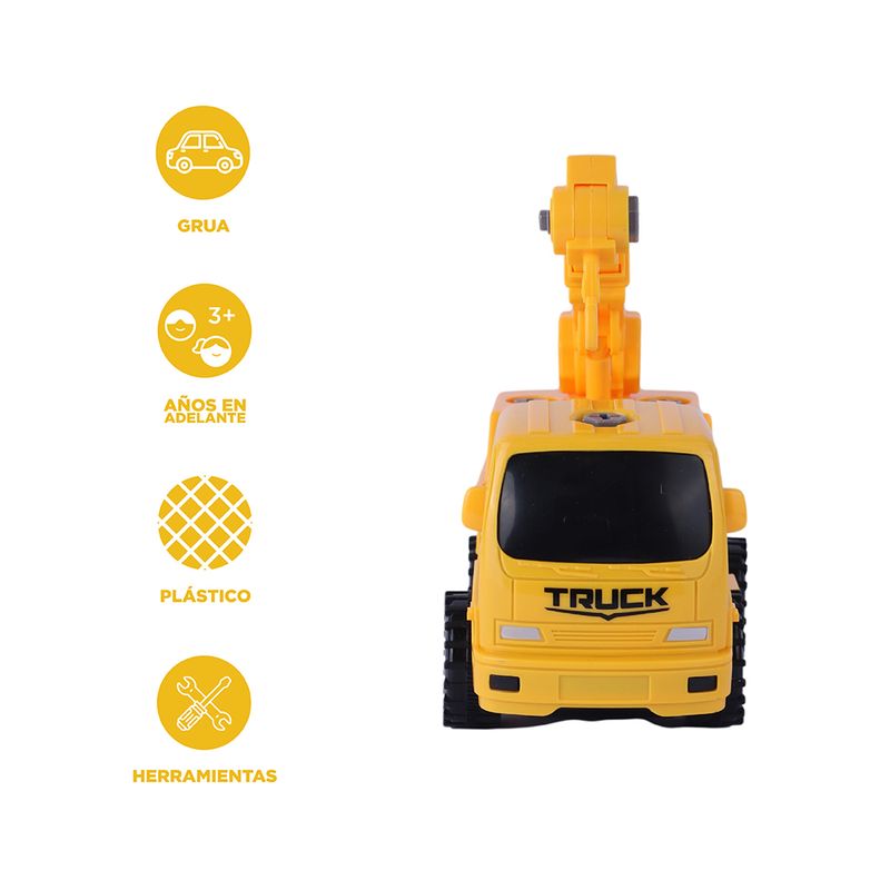 Juguete-terrestre-vehiculo-de-ingenieria-de-inercia-gr-a-13cm-x-8cm-x-17-5cm-serie-miniso-Miniso-3-22382