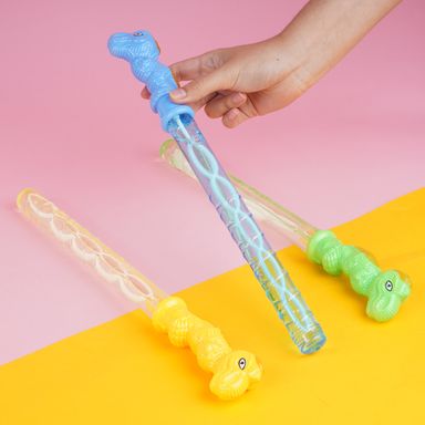 Varita de burbujas de dinosaurio 3 piezas 15cm serie miniso -  Miniso