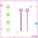 Juego-de-lapices-y-borradores-con-purpurina-pdq-19-5cm-serie-care-bears-Care-Bears-4-22496