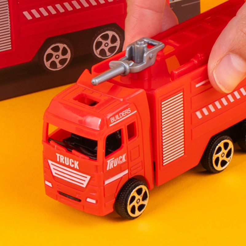 Juguete-terrestre-cami-n-cisterna-de-agua-extra-ble-de-la-serie-de-camiones-de-bomberos-serie-miniso-Miniso-3-22516