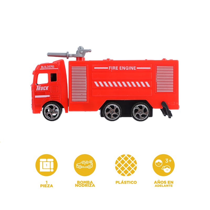 Juguete-terrestre-cami-n-cisterna-de-agua-extra-ble-de-la-serie-de-camiones-de-bomberos-serie-miniso-Miniso-4-22516