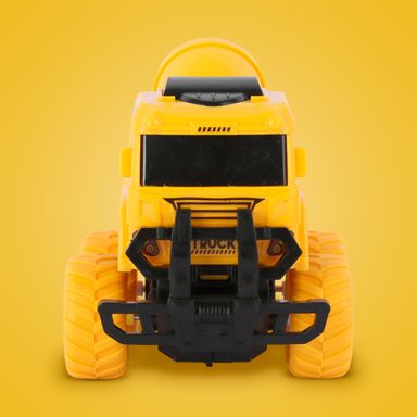 Juguete terrestre camión hormigonera de inercia de la serie engineering vehicle serie miniso -  Miniso