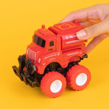 Juguete terrestre tanque de agua de inercia de la serie fire engine serie miniso -  Miniso