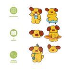 Stickers-serie-doggie-power-Miniso-3-22536