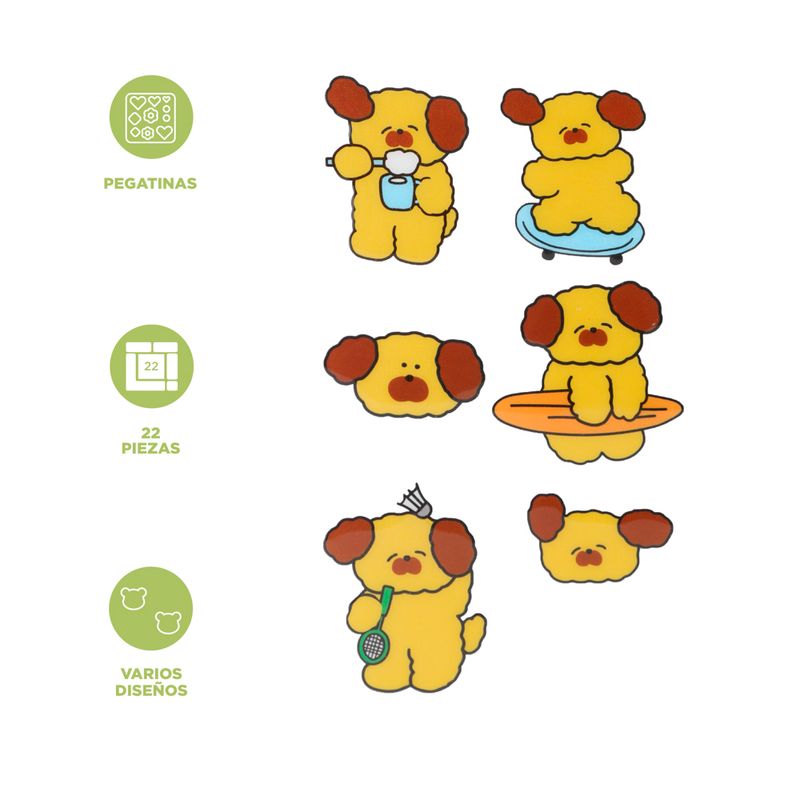 Stickers-serie-doggie-power-Miniso-3-22536