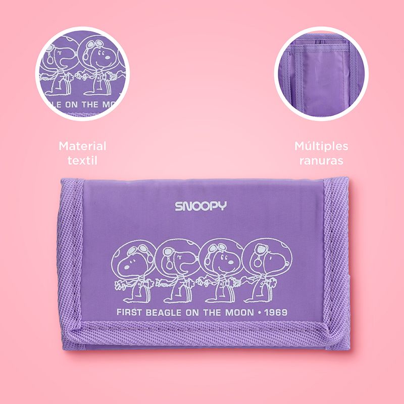 Cartera-casual-snoopy-serie-little-space-explorer-morado-Miniso-6-22582