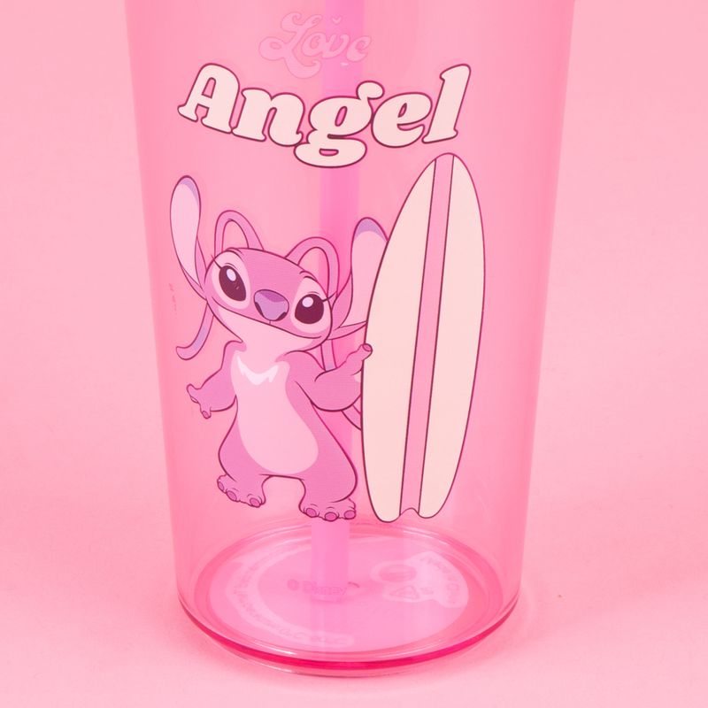 Vaso-de-pl-stico-disney-lilo-stitch-collection-con-sorbete-600-ml-angel-rosa-Lilo-Stitch-5-22633