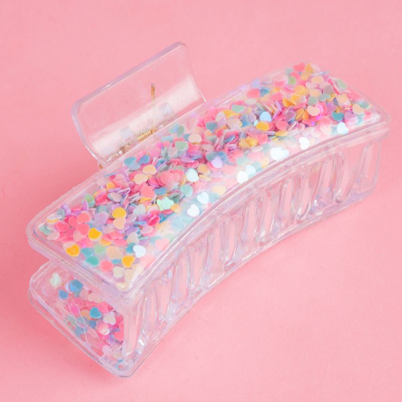 Pinza-para-cabello-miniso-serie-fairy-tale-8cm-rectangular-transparente-confetti-corazones-Miniso-4-22723