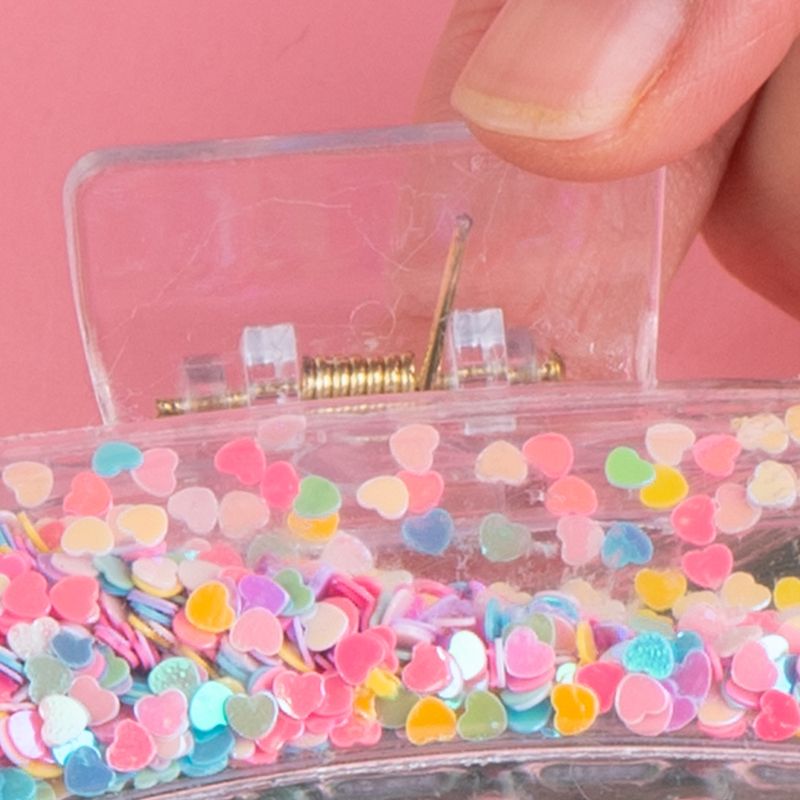 Pinza-para-cabello-miniso-serie-fairy-tale-8cm-rectangular-transparente-confetti-corazones-Miniso-5-22723