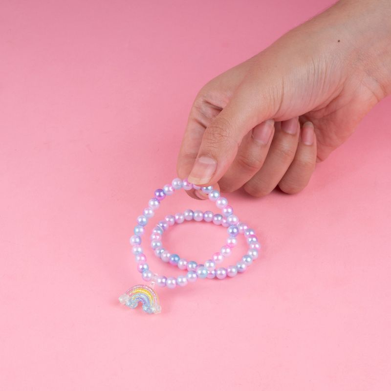 Set-de-pulseras-miniso-serie-fairy-tale-cuentas-aperladas-color-pastel-y-dije-de-arco-ris-2-pzas-Miniso-2-22729