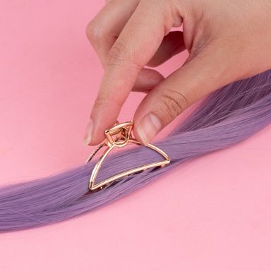 Pinza para cabello miniso serie metal 4cm semi circular -  Miniso