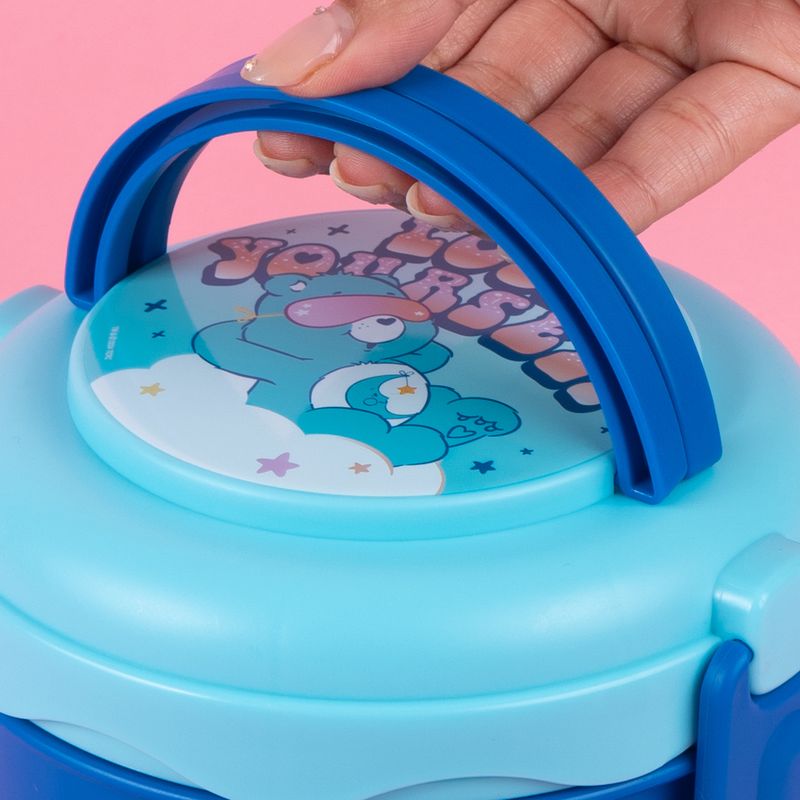 Taper-para-alimentos-lonchera-redonda-de-doble-capa-de-la-colecci-n-care-bears-1100-ml-azul-Care-Bears-7-22835