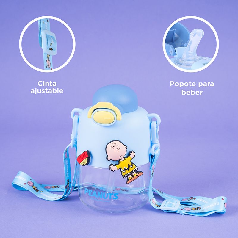 Tomatodo-de-pl-stico-con-correa-y-tapa-abatible-550-ml-azul-serie-snoopy-Snoopy-6-22872