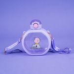Tomatodo-de-pl-stico-con-correa-y-tapa-abatible-automatica-710-ml-purpura-serie-snoopy-Snoopy-8-22877