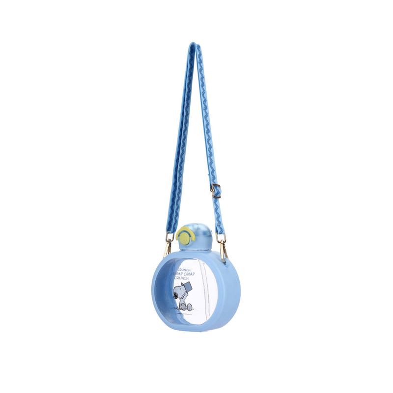 Tomatodo-de-pl-stico-con-correa-y-tapa-abatible-automatica-710-ml-azul-serie-snoopy-Snoopy-2-22878