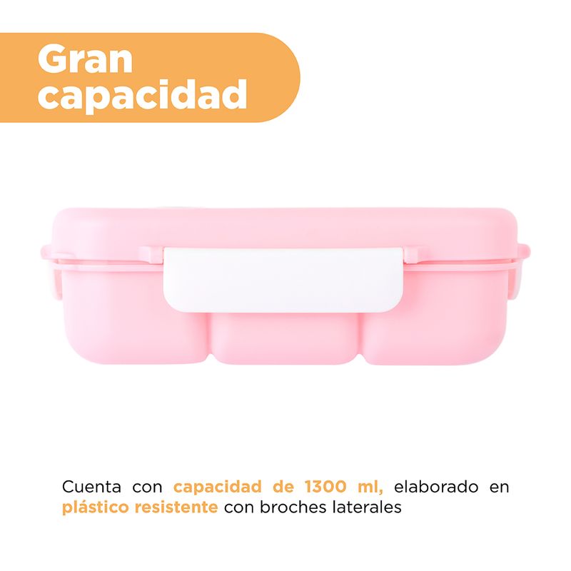 Taper-dividido-vida-colorida-1300-ml-serie-snoopy-Snoopy-5-22927