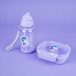 Taper-bento-box-y-botella-de-agua-vida-colorida-serie-snoopy-color-morado-Snoopy-3-22932