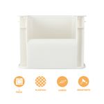 Organizador-de-pl-stico-de-almacenamiento-peque-o-apilable-sin-tapa-blanco-serie-snoopy-Snoopy-4-22937
