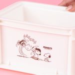 Organizador-de-pl-stico-de-almacenamiento-peque-o-apilable-sin-tapa-blanco-serie-snoopy-Snoopy-7-22937