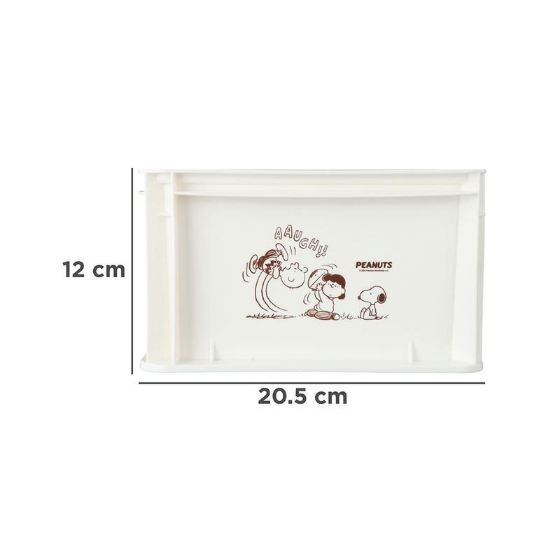 Organizador-de-pl-stico-de-almacenamiento-peque-o-apilable-sin-tapa-blanco-serie-snoopy-Snoopy-8-22937