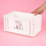 Organizador-de-pl-stico-de-almacenamiento-grande-apilable-sin-tapa-blanco-serie-snoopy-Snoopy-2-22939