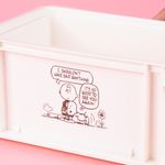 Organizador-de-pl-stico-de-almacenamiento-grande-apilable-sin-tapa-blanco-serie-snoopy-Snoopy-7-22939