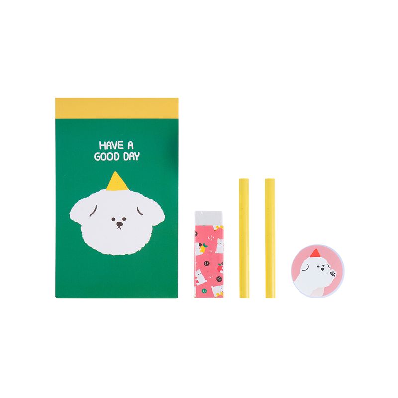 Set-bloc-de-notas-50-hojas-1-tajador-2-lapices-1-goma-serie-puppy-Puppy-1-22238
