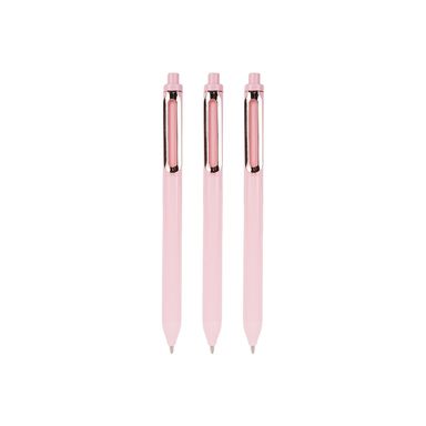 Lapicero pack de 3 unidades de 14.2cm serie rose gold -  Miniso