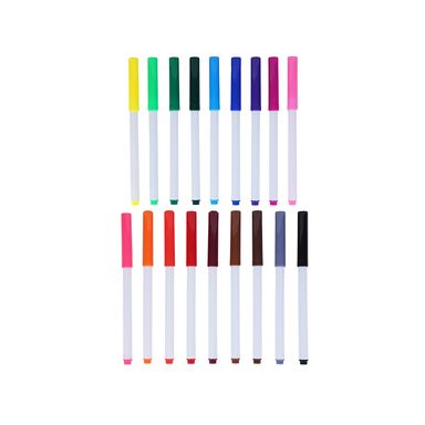 Juego de plumones fluorescentes 18 piezas 16.3cm serie black & white -  Miniso