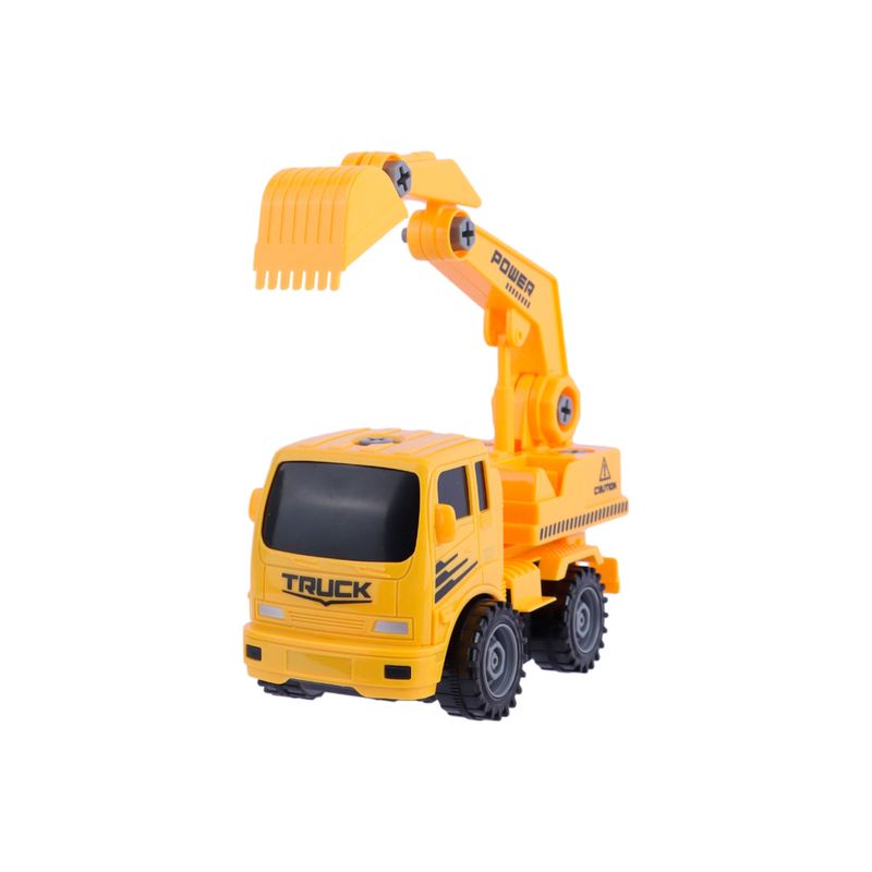 Juguete-terrestre-vehiculo-de-ingenieria-de-inercia-excavadora-13cm-x-8cm-x-17-5cm-serie-miniso-Miniso-1-22381