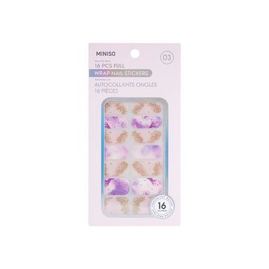 Moon star series 16 piezas stickers de uñas de envoltura completa 3 -  Miniso