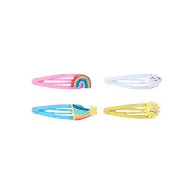 Set de broches infantiles miniso cucas arcoíris 4 pzas -  Miniso