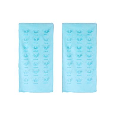 Set de toallas infantiles para bano lilo stitch disney 50cm x 25cm 2 pzas stitch aqua -  Lilo & Stitch
