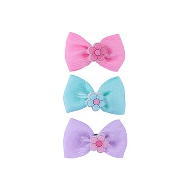 Set de broches para cabello miniso serie flower moños 3 pzas -  Miniso