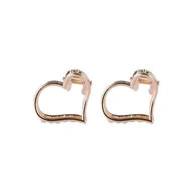 Set de pinzas para cabello miniso serie metal 2cm corazones 2 pzas -  Miniso