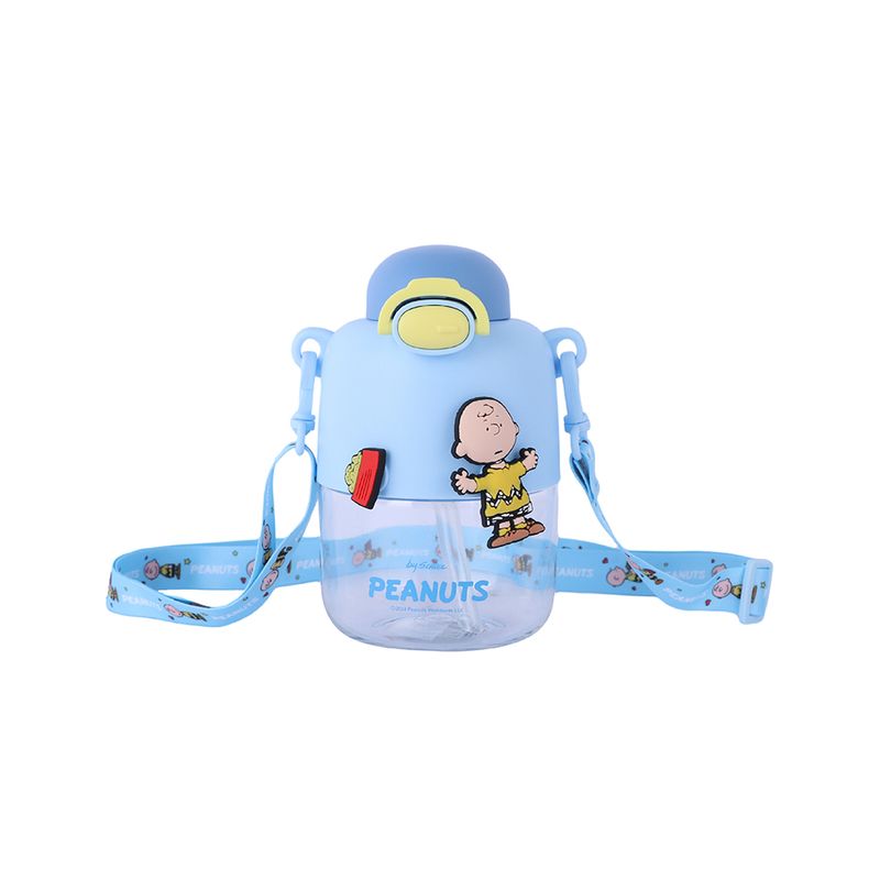 Tomatodo-de-pl-stico-con-correa-y-tapa-abatible-550-ml-azul-serie-snoopy-Snoopy-1-22872
